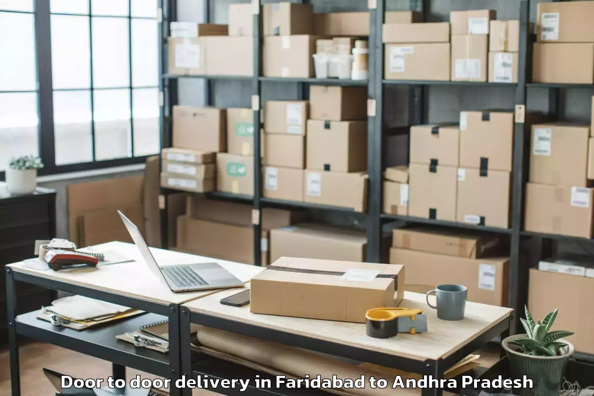 Reliable Faridabad to Kondapalle Door To Door Delivery